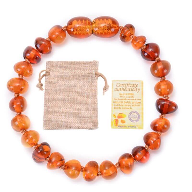 Bracelet Ambre  Femme & Bébé - Plaisir du Yoga