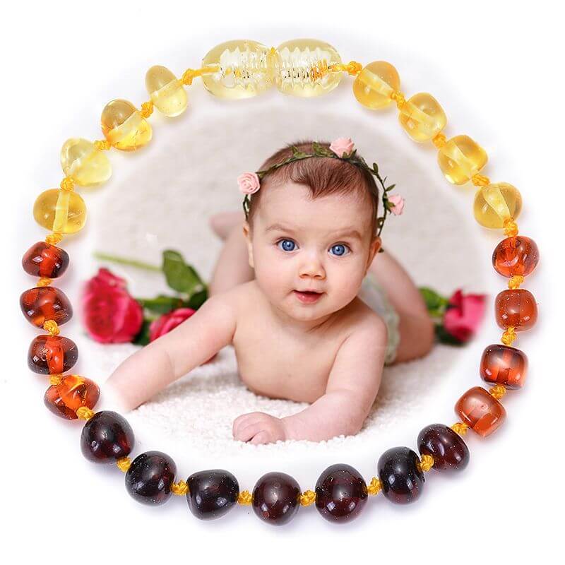 Bracelet d'ambre Bébé Honey - Achat bracelet d'ambre bébé