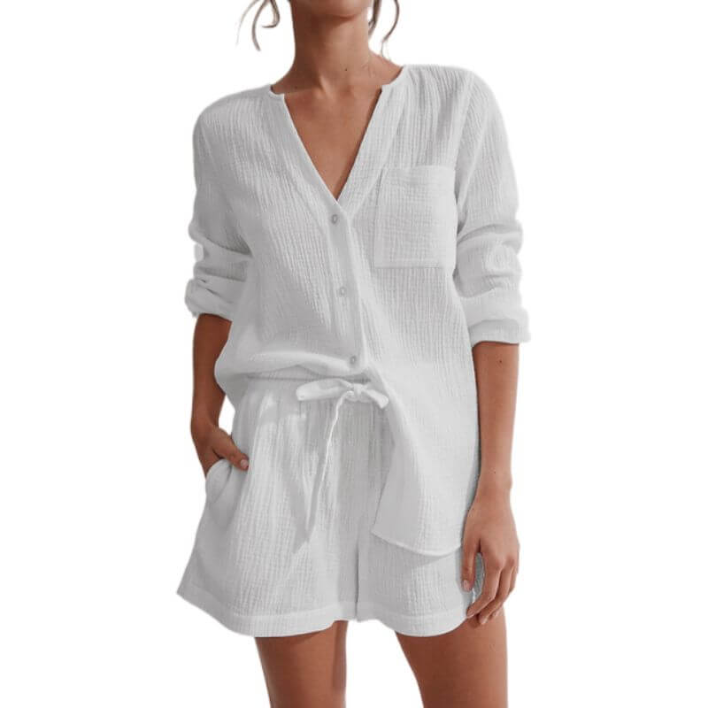 Chemise de nuit femme coton bio