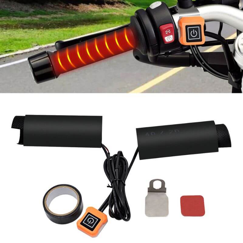 Acheter IZTOSS Chauffe-guidon chauffant électrique pour moto, poignées  chauffantes USB pour scooter