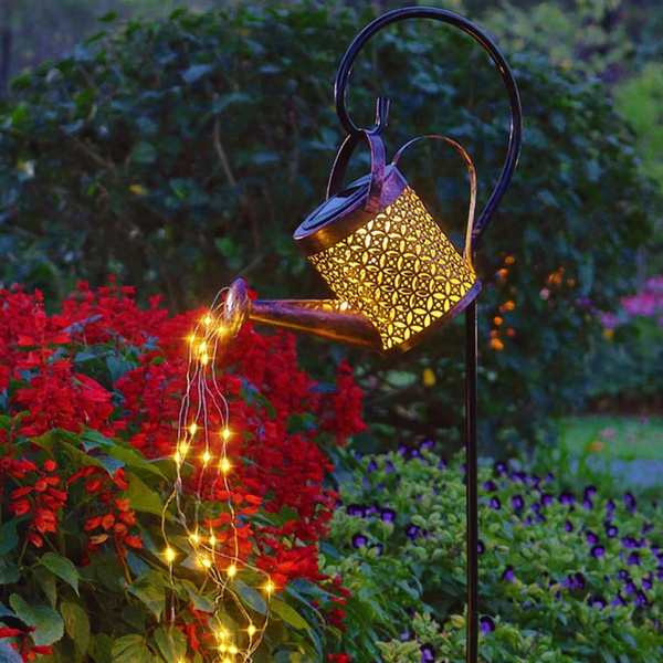 Lampadaire extérieur,Arrosoir à énergie solaire avec lumière