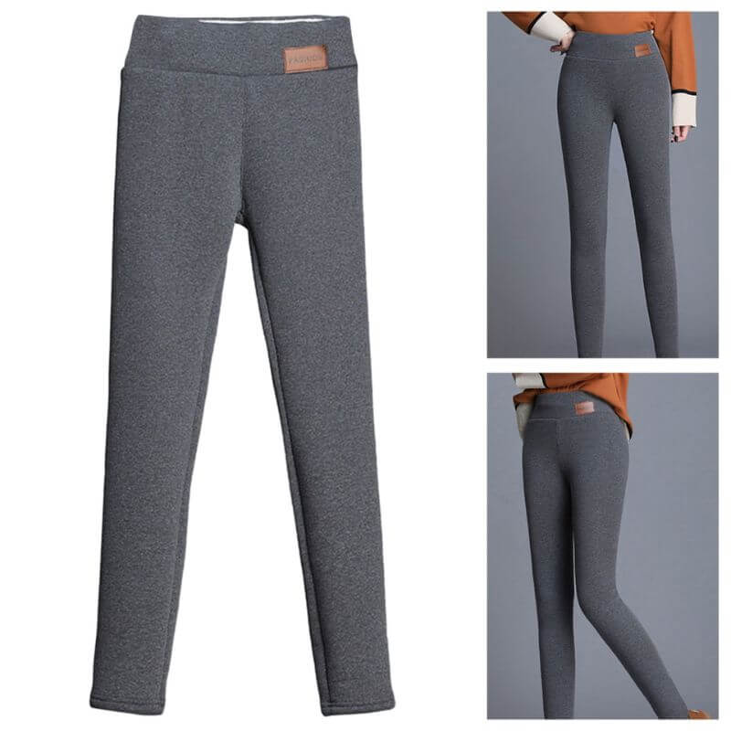 Pantalon-doublé polaire-femme