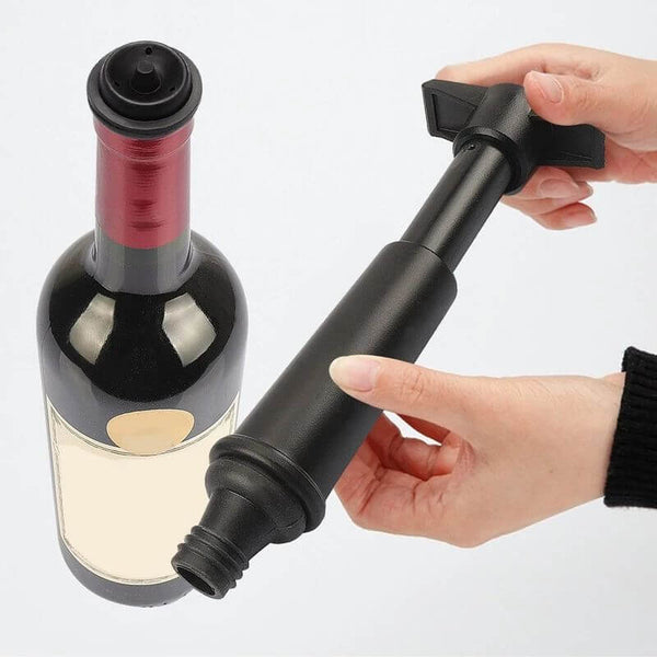 Bouchon de bouteille de vin sous vide à une main, facile à