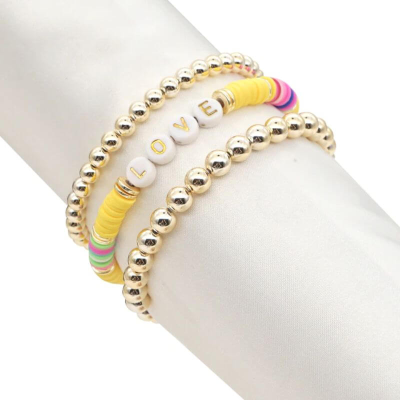 Bracelet heishi femme - Plaisir du Yoga