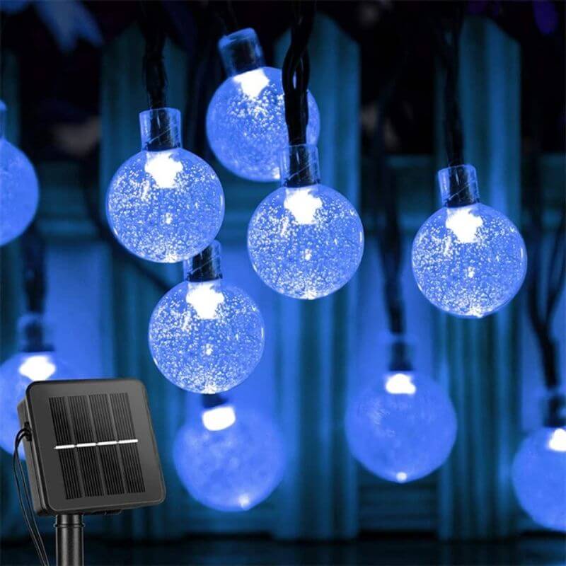 GABRIELLE Guirlande Lumineuse Extérieure Solaire 40 LEDs 10M Étanche IP44  avec 8 Modes Éclairage Jolies Décoration